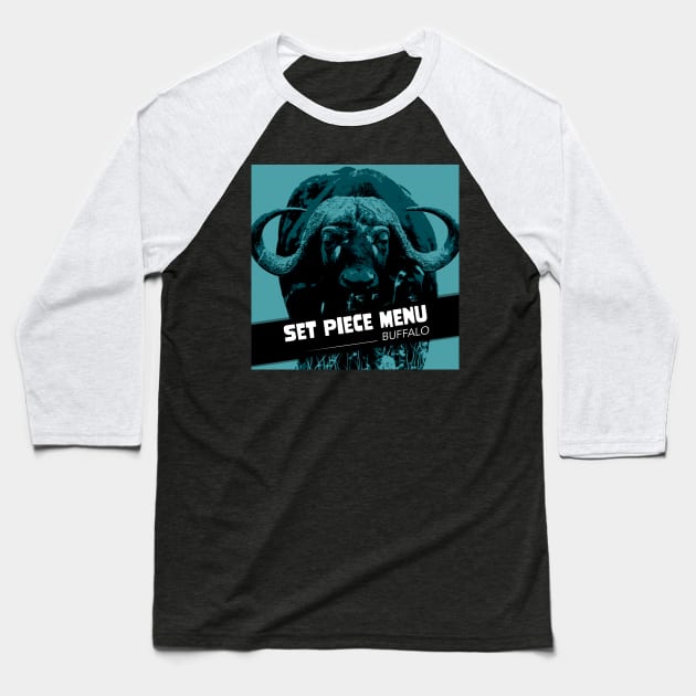 SPM Buffalo Blue Baseball T-Shirt by Set Piece Menu Podcast